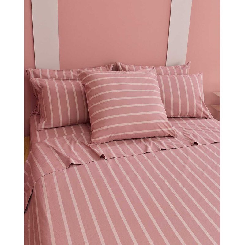 HOMMEY. European Pillowcase Dusty Pink image number 1